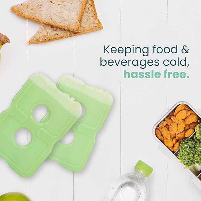 Healthy Packers Cool Pack, Slim Long-Lasting Ice Packs - Great for Coolers or Lunch Box