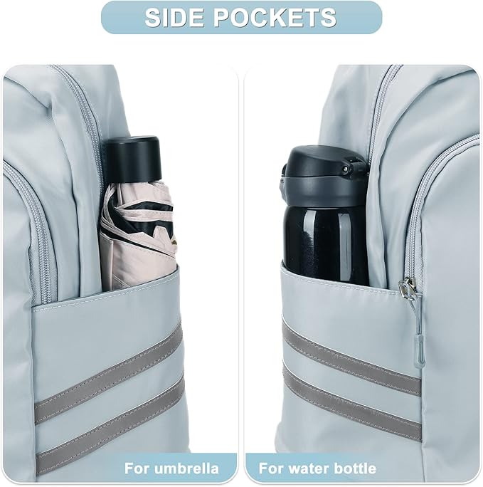 Coofay Small Gym Bag for Women - Waterproof, Lightweight, Sports Backpack with Shoe Compartment