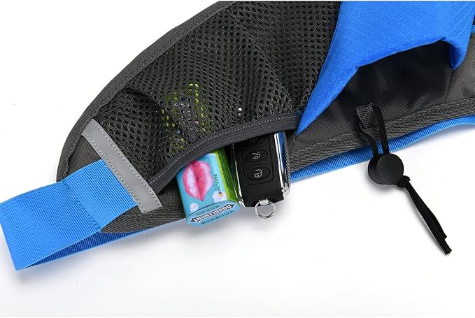 Clakllie Reflective Running Waist Packs Belt Bag Casual Hiking Traveling Cycling for Women Crossbody Bag Fanny Pack