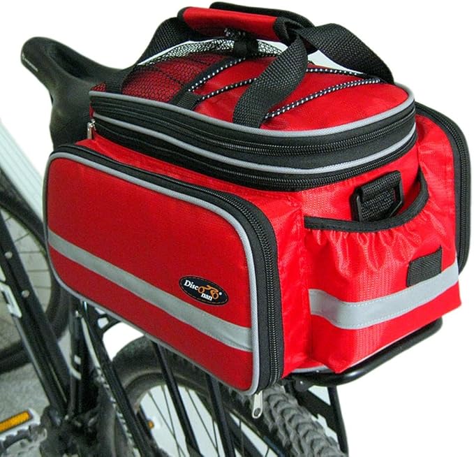 Disconano® Waterproof Multi Function Excursion Cycling Bicycle Bike Rear Seat Trunk Bag Carrying Luggage Package Rack Panniers with Rainproof Cover