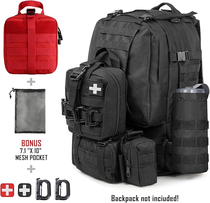 First Aid Bag Empty Medical Ifak Pouch Molle EMT Pouches Rip-Away Tactical Military Trauma Emergency Medic Bag