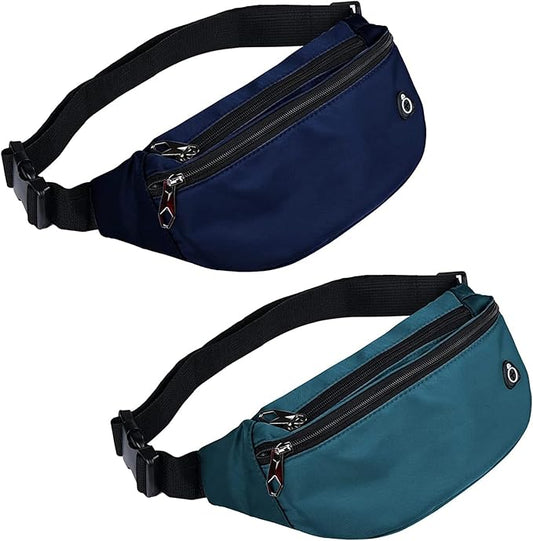 Fanny Pack for Men Women, Waterproof Sports Waist Bag Pack, Belt Bag for Travel Hiking Running