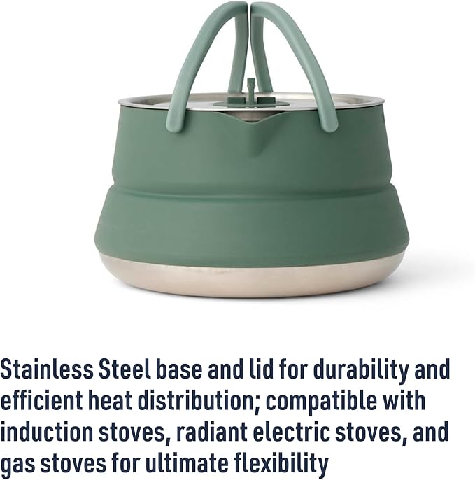 Sea to Summit Detour Stainless Steel 1.6 Liter Collapsible Camp Kettle