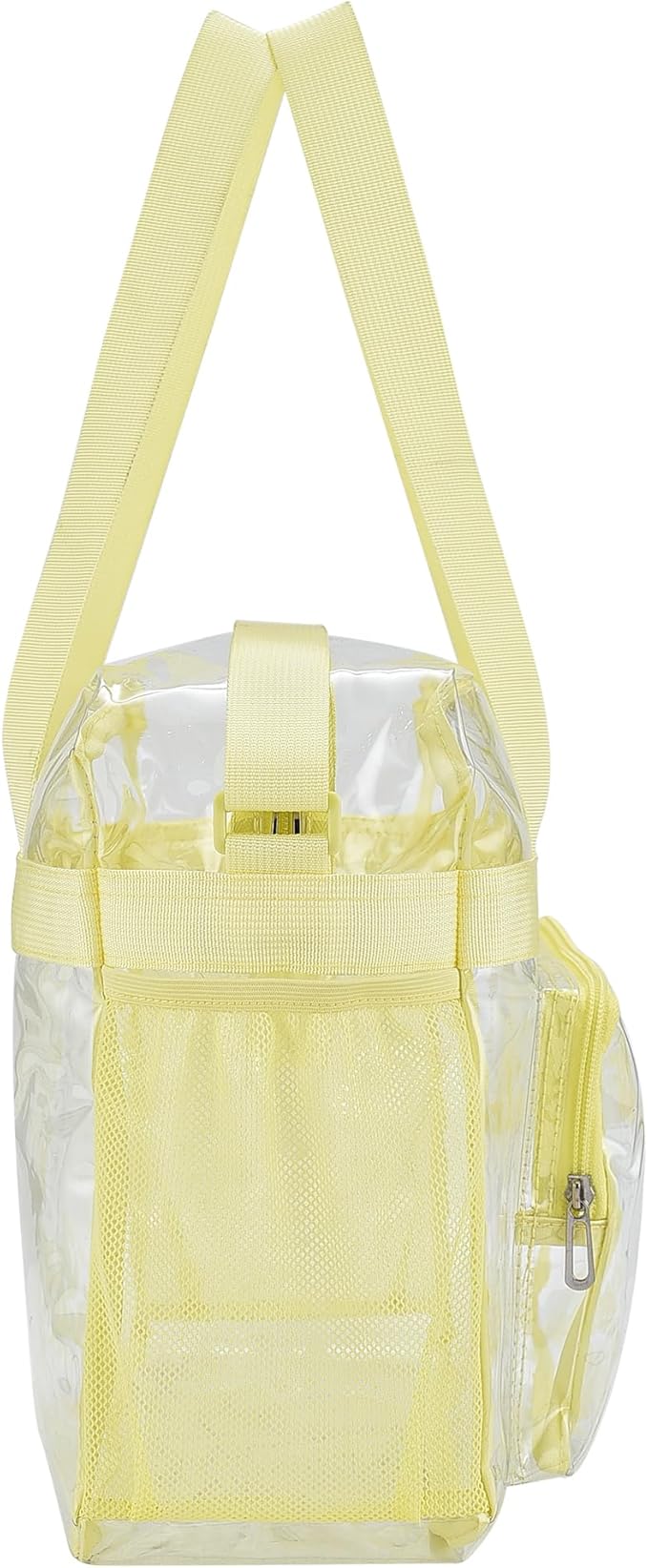 USPECLARE Clear Tote Stadium Approved, Security Travel & Gym Clear Bag for Work Sports Games Concerts