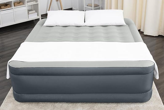 SLEEPLUX Durable Inflatable Air Mattress with Built-in Pump, Pillow and USB Charger