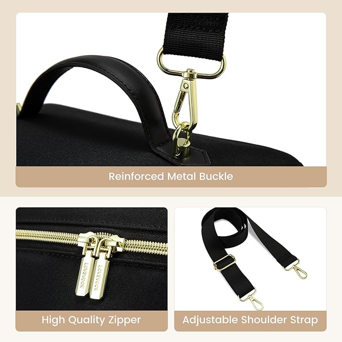 LOVEVOOK Lunch Box for Women,Adult Insulated Lunch Bag for Women,Leakproof Cooler Bag for Office Picnic Hiking Beach,Lunch Tote Bag with Adjustable Shoulder Strap