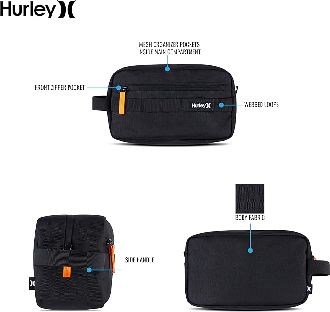 Hurley Small Items Toiletry Dopp Kit