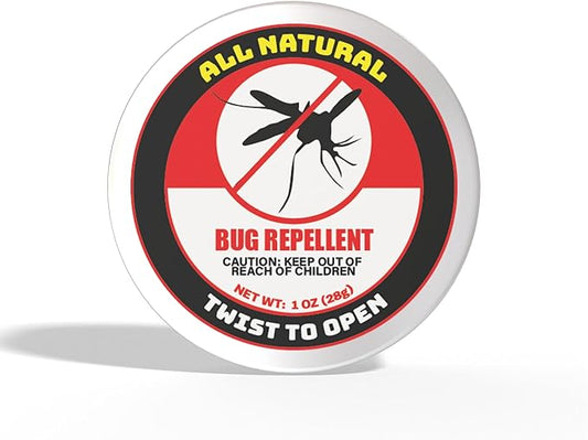All Natural Bug Repellent Paste (1 oz.) | Repels Mosquitos, Flies, Ticks, & Fleas | DEET Free & Contains Citronella | for All Skin Types