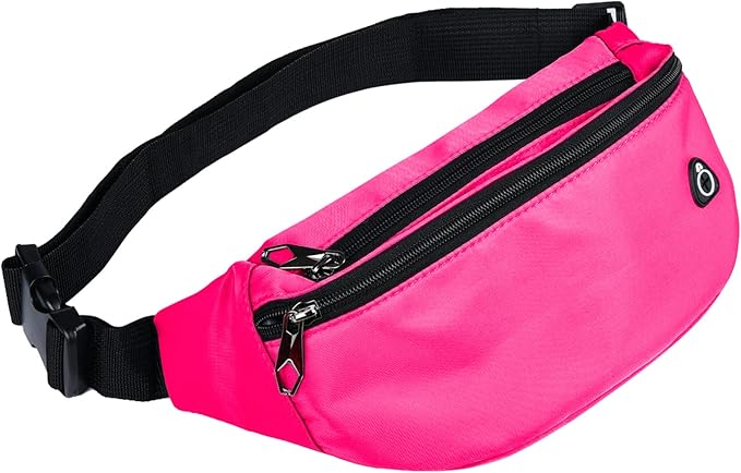 Fanny Pack for Men Women, Waterproof Sports Waist Bag Pack, Belt Bag for Travel Hiking Running
