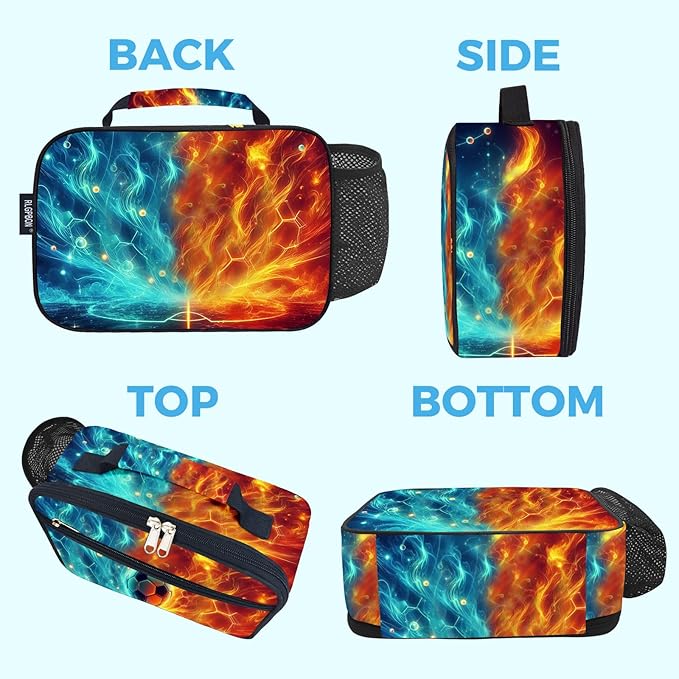 RLGPBON Kids Lunch Bag,Insulated Lunch Box for Girls Boys,Lunch Bag Toddler Teen,School Daycare Cute Travel bags