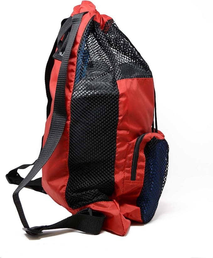 Adoretex Quick Dry Mesh Equipment Sport Drawstring Gym Swim Bag