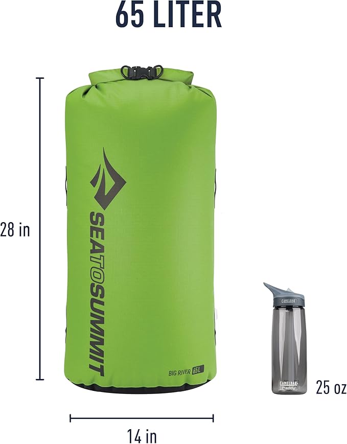 Sea to Summit Big River Dry Bag, Ultra-Durable Roll-Top Dry Storage