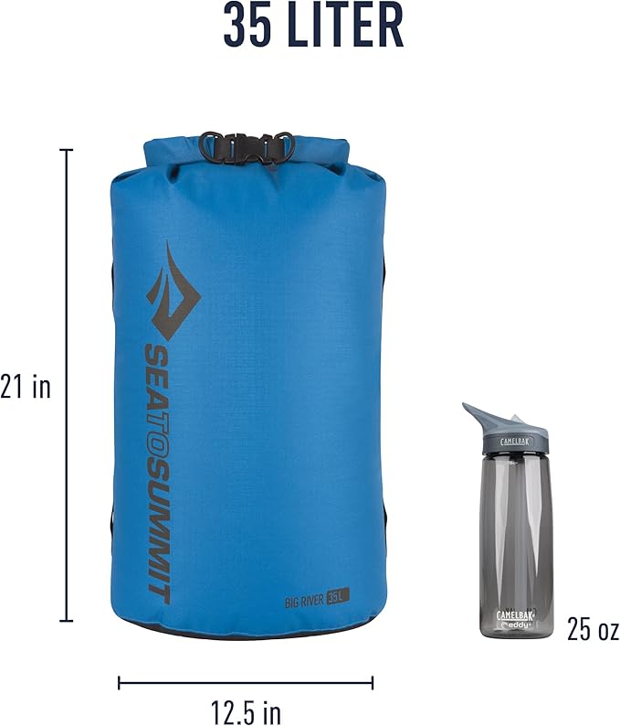 Sea to Summit Big River Dry Bag, Ultra-Durable Roll-Top Dry Storage