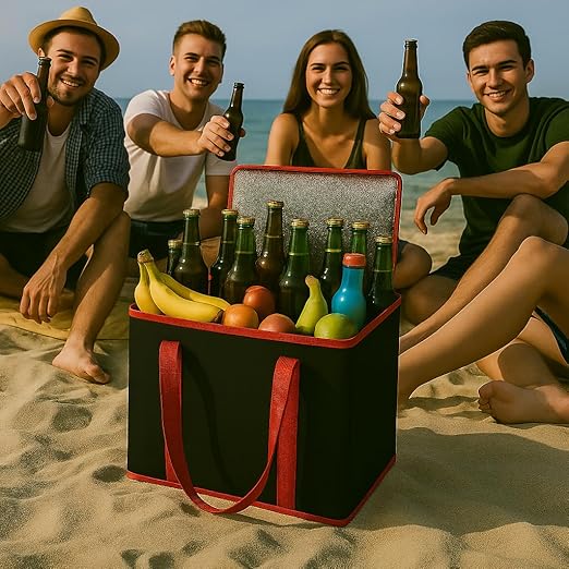 musbus 2 Pack XL-Large Insulated Grocery Shopping Bags, Green, Reusable Bag,Thermal Zipper,Collapsible,Tote,Cooler,Food Transport hot and Cold,for instacart,Camping