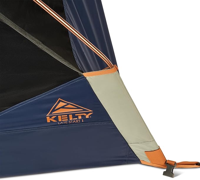 Kelty Late Start Backpacking Tent – Lightweight Two Man Camping Tent Shelter with Quickcorners, Aluminum Poles, Waterproof Poly Fly, Updated for 2024