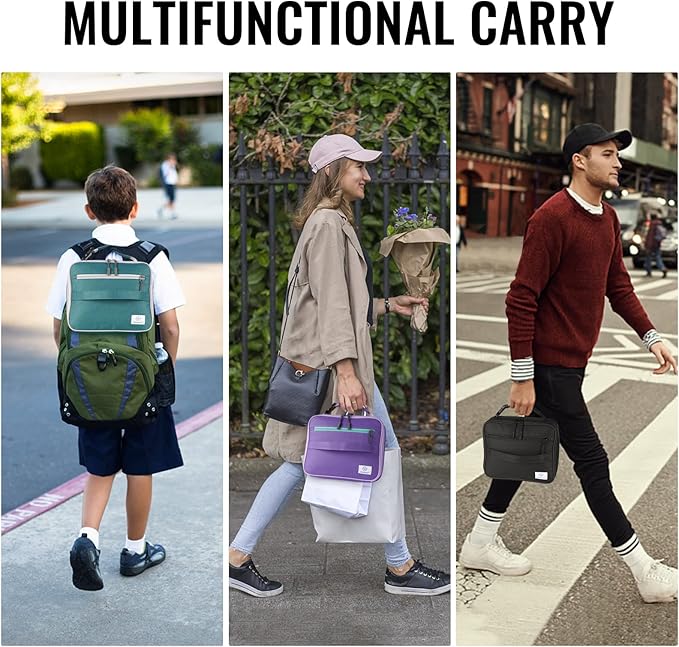 Genteen Lunch Box Lunch Bag for Kids Girls,Insulated Lunch Bag Women,Reusable Lunchbox for School,Work,Outdoor (Red)