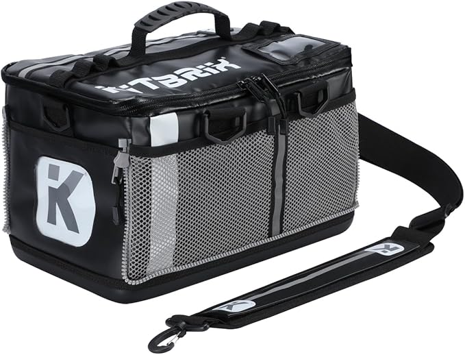 KITBRIX Gym Bag, Duffel Bag, Personal Item Travel Bag - Solid Waterproof Base - Built for Wet, Muddy Gear - Multi-Use Swim Bag, Soccer Bag, Wrestling Bag, Camping Bag, Triathlon Transition Bag