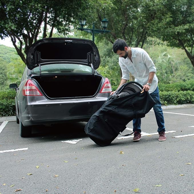 INFANZIA Duffel Travel Sports Equipment Bag, Long Luggage Bag with Upgrade Zipper Water Resistant, Extra Large Foldable Storage Bag for Camping, Tent, Tripod, Fishing(45x12x13 inch,2PCS)