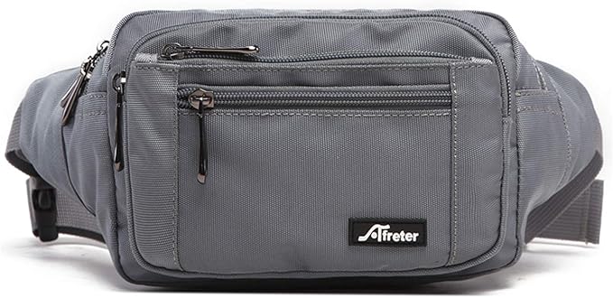 Fanny Pack for Men&Women Waterproof Waist Pack Bag Hip Bum Bag with Rain Cover Adjustable Strap for Sports Outdoors Workout Running Traveling Hiking Cycling Dog Walking Casual Fishing