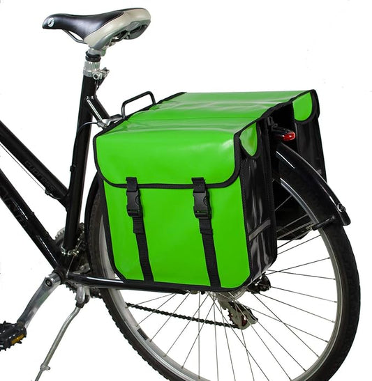 BikyBag Classic CW - Waterproof Bike Double Bag, Bicycle Panniers for Rear Rack