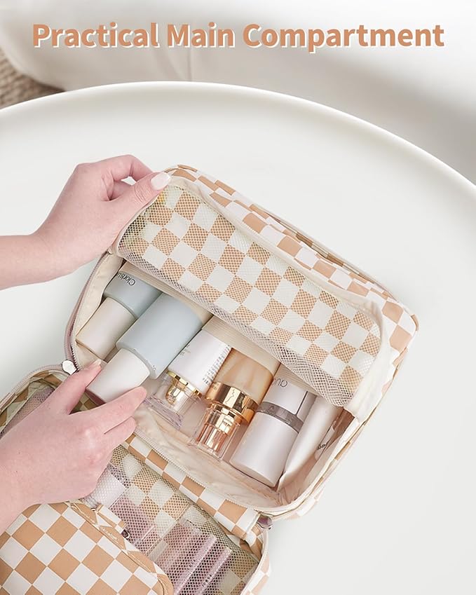 Narwey Hanging Travel Toiletry Bag Cosmetic Make up Organizer for Women and Girls Waterproof