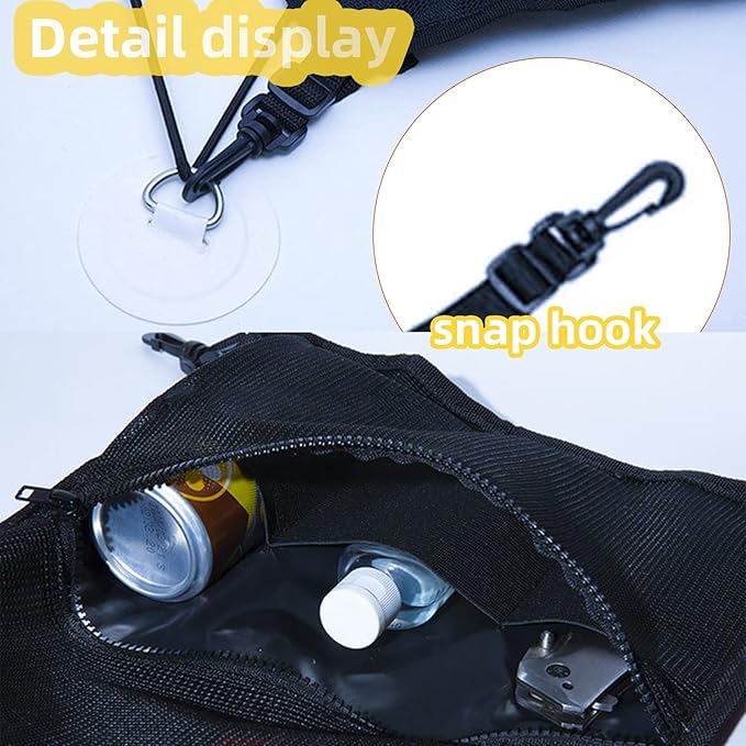 Paddleboard Deck Bag, Mesh Sup Deck Dry Bag Storage Pouch，Mesh Deck Bag for Kayak, Mesh Storage Bag Sup，Sup Accessories Mesh Storage Bag for Stand Up Paddleboard, Surfboard, Kayak