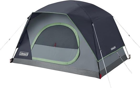 Coleman Skydome Tent with 5 Minute Setup, 2/4/6/8-Person Weatherproof Tent with Rainfly & Carry Bag, 20% More Headroom Than Traditional Canopies