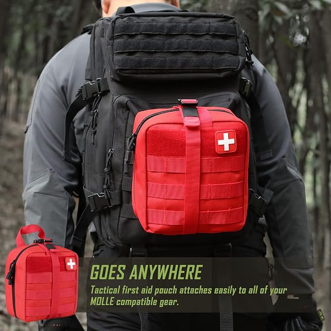 First Aid Bag Empty Medical Ifak Pouch Molle EMT Pouches Rip-Away Tactical Military Trauma Emergency Medic Bag