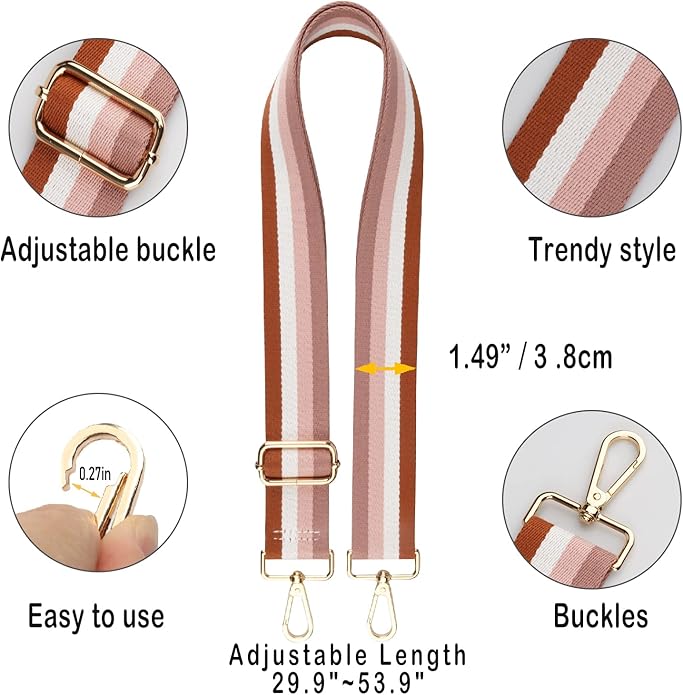 WEDDINGHELPER Clear Crossbody Bag, Clear Bag Stadium Approved, Clear Bag for Concerts Sports Events