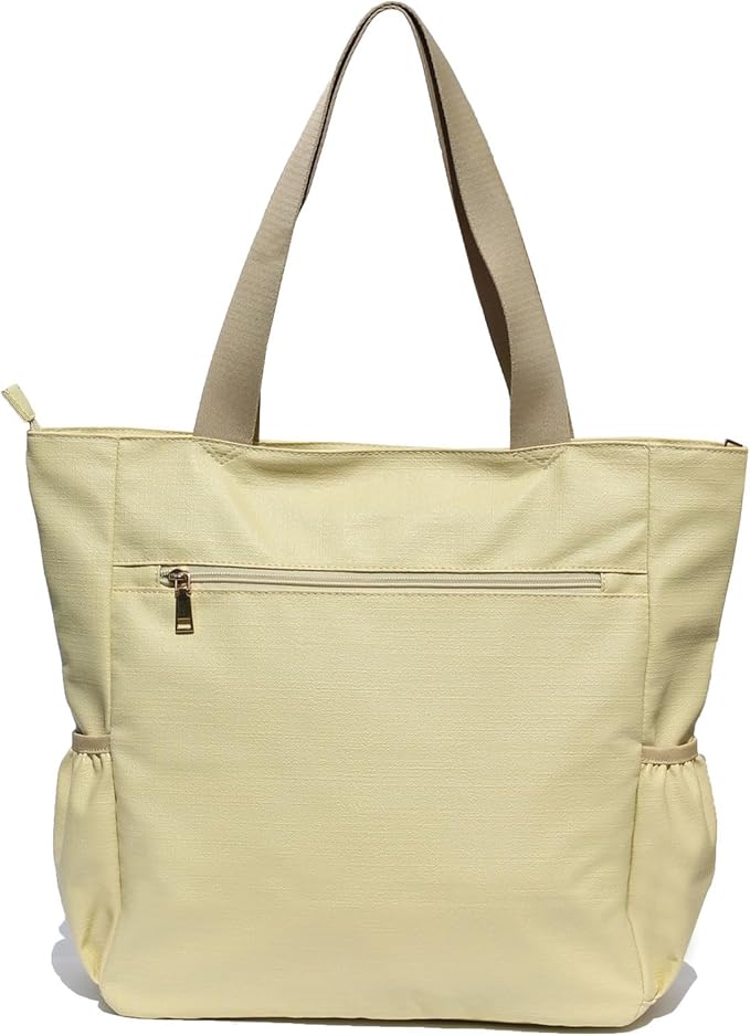 ESVAN Original Floral Water Resistant Large Tote Bag Shoulder Bag for Gym Beach Travel Daily Bags Upgraded