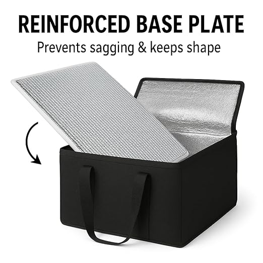 musbus Additional Bottom Plate 2-Pack XXXL Insulated Food Delivery Bag Cooler Bags Keep Food Warm Catering Therma for doordash Catering Cooler Bags Keep Food Warm Catering