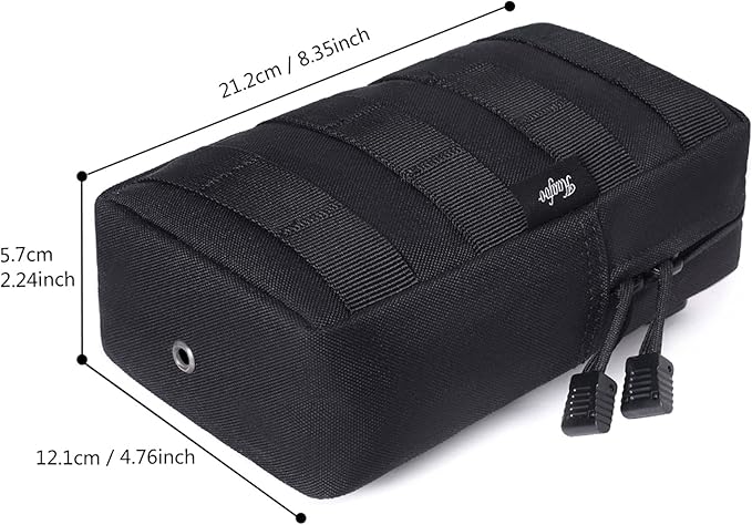 Molle Pouch, Compact Water Resistant Tactical EDC Utility Pouch Tear-Resistant Tactical Organizer Gear Pouch