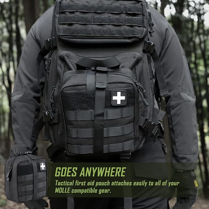 First Aid Bag Empty Medical Ifak Pouch Molle EMT Pouches Rip-Away Tactical Military Trauma Emergency Medic Bag