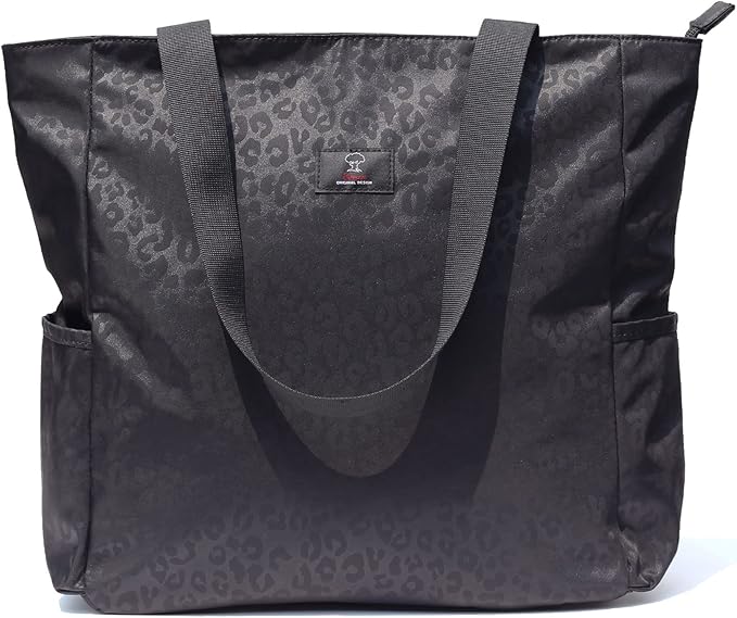 ESVAN Original Floral Water Resistant Large Tote Bag Shoulder Bag for Gym Beach Travel Daily Bags Upgraded