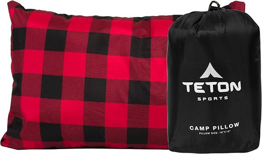 TETON Sports Camp Pillow; Great for Travel, Camping and Backpacking; Washable