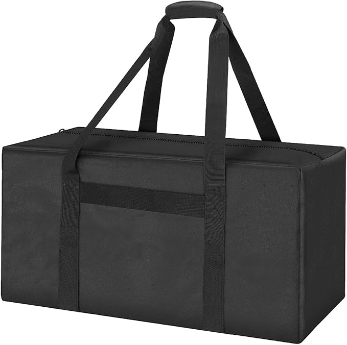 INFANZIA Duffel Travel Sports Equipment Bag, Long Luggage Bag with Upgrade Zipper Water Resistant, Extra Large Foldable Storage Bag for Camping, Tent, Tripod, Fishing(24x12x12 inch,1PCS)