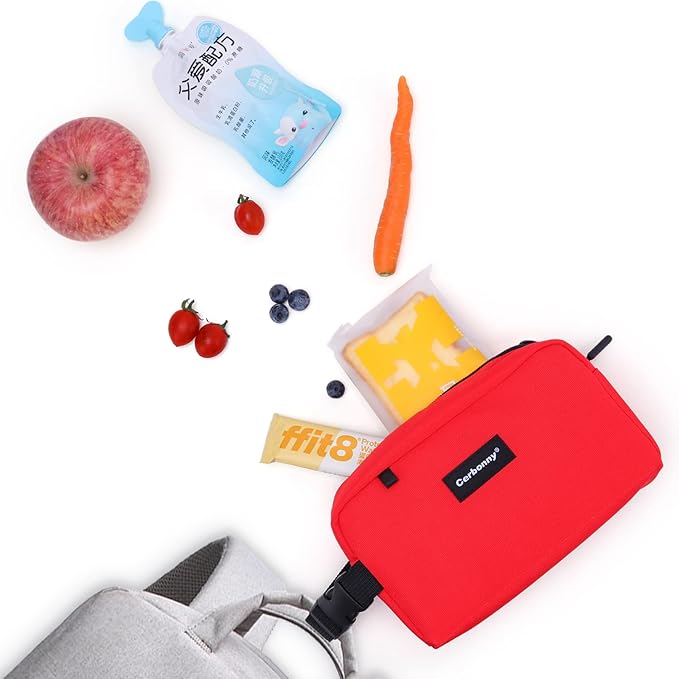 Small Cooler Bag Freezable Lunch Bag for Work School Travel,Small Lunch Bag,Small Insulated Bag For Kids/Adults,Freezer Lunch Bags,Freezable Snack Bag,Mini Lunch Bag Fit For Yogurt,Suit for 3+.