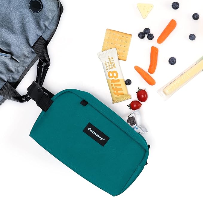 Cerbonny Small Cooler Bag Freezable Lunch Bag for Work School Travel,Leak-proof Small Lunch Bag,Small Insulated Bag For Kids/Adults,Freezable Snack Bag Fit For Yogurt (Blue)