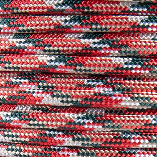 Paracord Planet Holiday Colors 550 Paracord – Great for DIY, Bracelets, and Lanyards – Ugly Sweater (10 Feet)