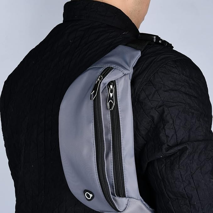 Fanny Pack for Men Women, Waterproof Sports Waist Bag Pack, Belt Bag for Travel Hiking Running