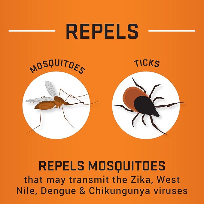 Repel Insect Repellent Sportsman Max Formula, Repels Mosquitoes, Ticks and Gnats, Effective Long-Lasting Protection, 40% DEET (Aerosol) 6 fl Ounce (Pack of 2)