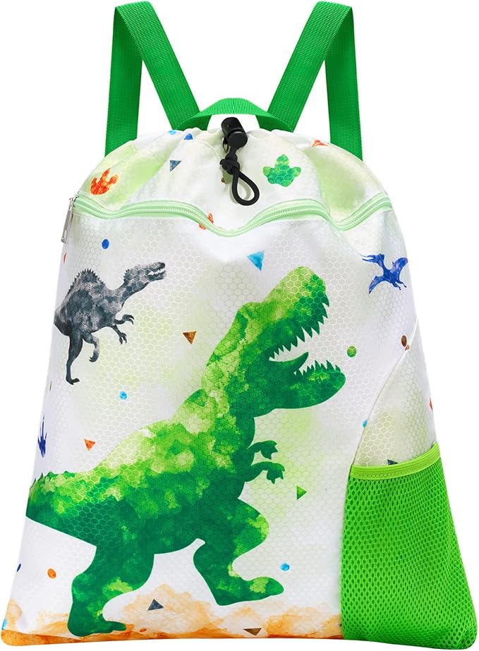 WAWSAM Gym Drawstring Backpack String Bag - 15” x 17” Sports Gym Bag for Kids Waterproof Swimming Beach Shopping Yoga Bag