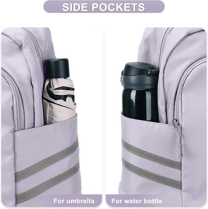 Coofay Gym Backpack for Women - Waterproof, Lightweight, Large Travel Sports Gym Bag with Shoe Compartment