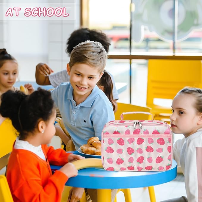 LOIDOU Lunch Box for Kids Boys Girls Insulated Lunch Bag Thermal Meal Tote Reusable Lunch Pail Bags for School Travel