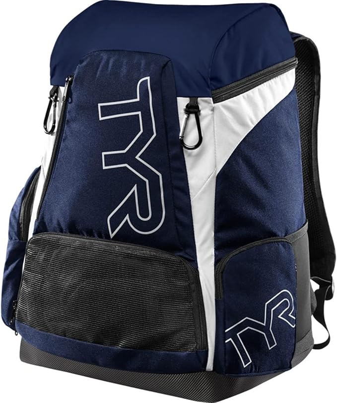 TYR Alliance Backpack, White/Navy, 45 Liter