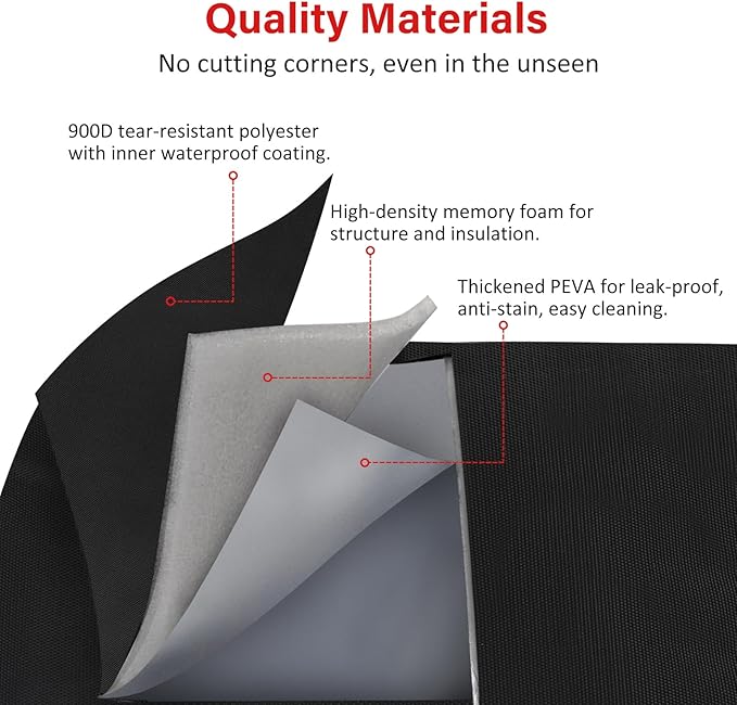 Gloppie Insulated Lunch Bag Lunch Box for Men Women Lunchbox Cooler Bag for Work Picnic, Idea for Gift, Black