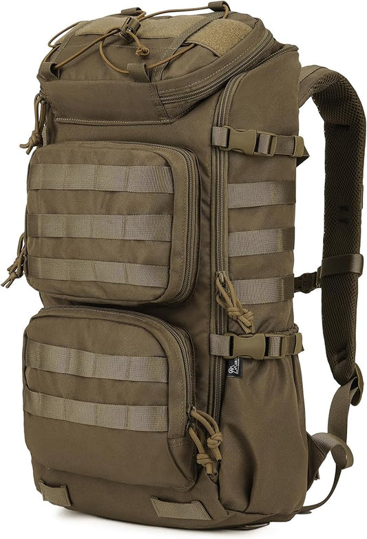 Mardingtop Tactical Backpacks Molle Hiking daypacks for Motorcycle Camping Hiking Military Traveling,25L Backpack
