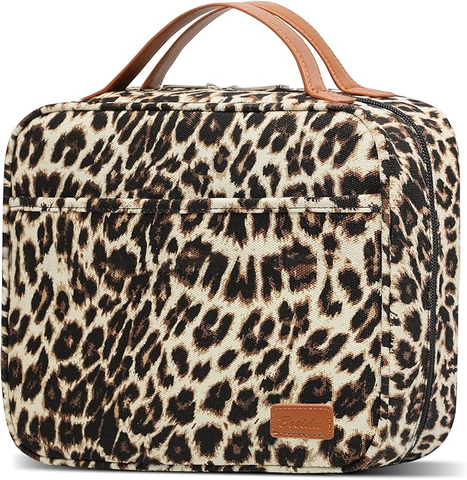 Hanging Travel Toiletry Bag,Large Capacity Cosmetic Travel Toiletry Organizer for Women with 4 Compartments & 1 Sturdy Hook,Perfect for Travel/Daily Use/Christmas