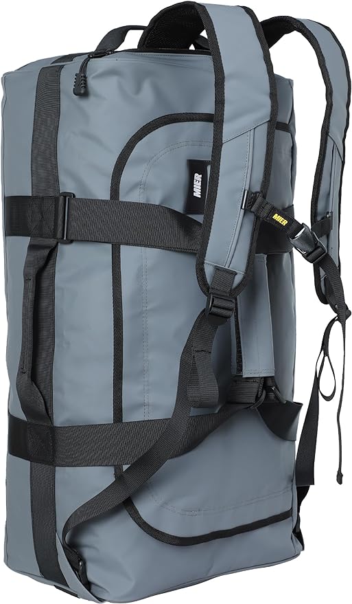 MIER Water Resistant Backpack Duffle Heavy Duty Convertible Duffle Bag with Backpack Straps for Gym, Sports, Travel