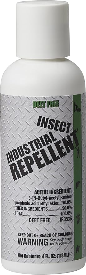 I.C. Insect Repellent Lotion. Non-Greasy & Tacky, Odorless, 8 Hour Protection Against Mosquitoes & Ticks. Fragrance Free. EPA Registered as a Biopesticide Using IR3535. USA, 4oz Bottle (IBR-4)